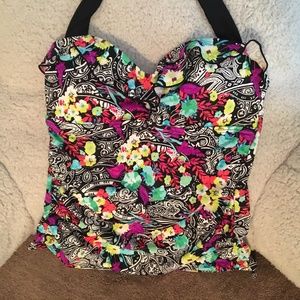 24th & Ocean tankini - floral multicolor swimwear